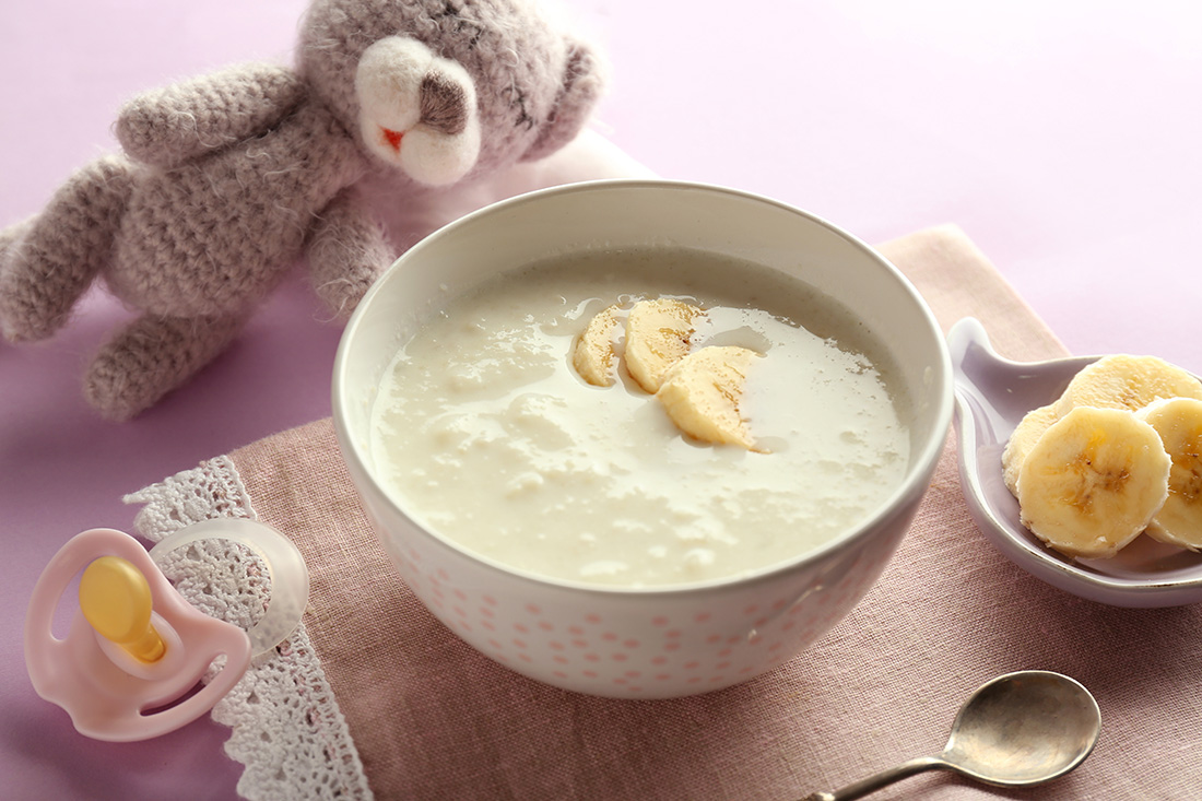 Yogur con plátano<span>Edad recomendada: +12 meses</span>