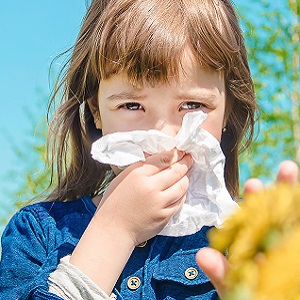 Síntomas y tratamiento de la alergia al polen en niños