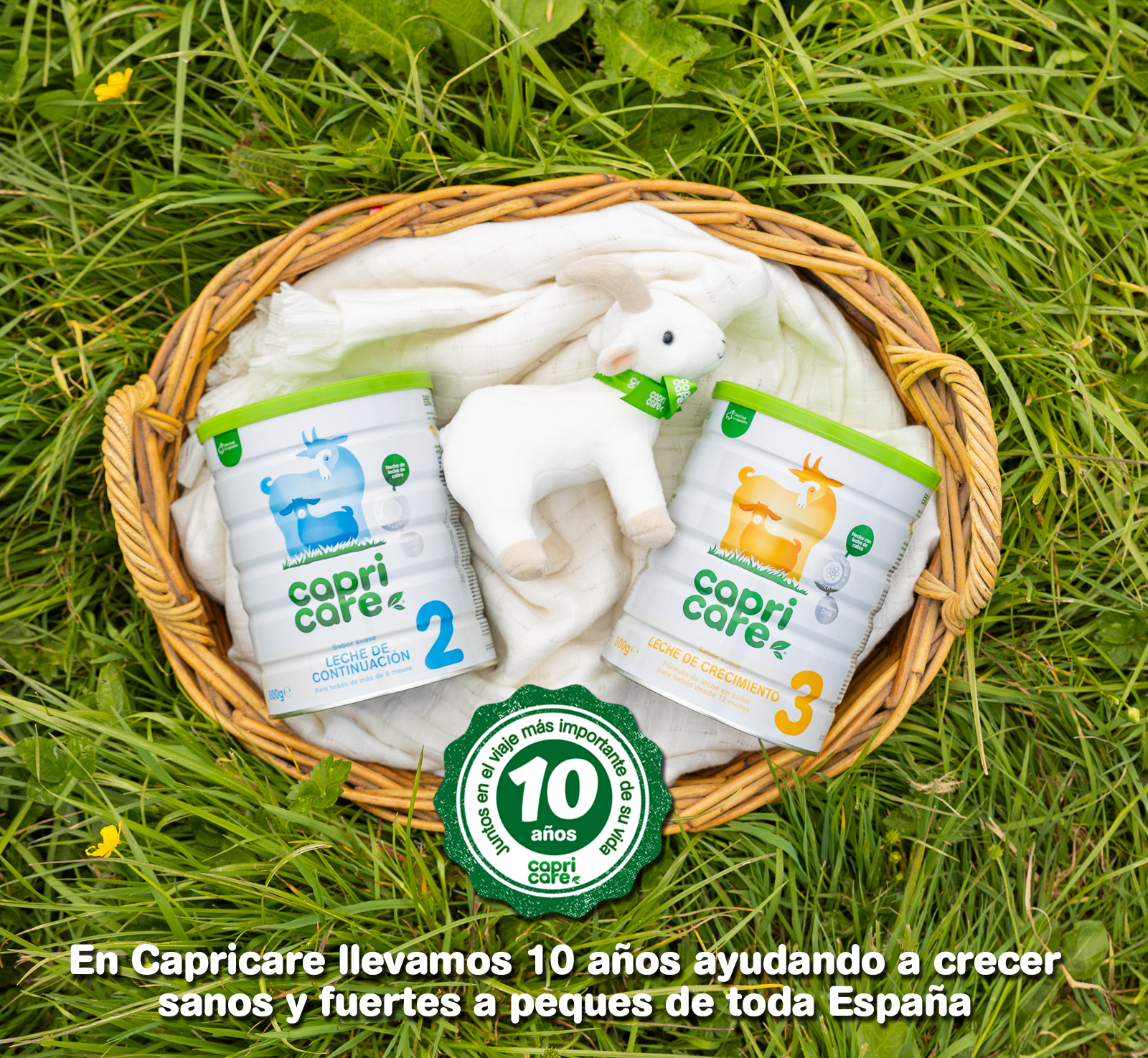 Capricare: 10 años ayudando a crecer a bebés en España